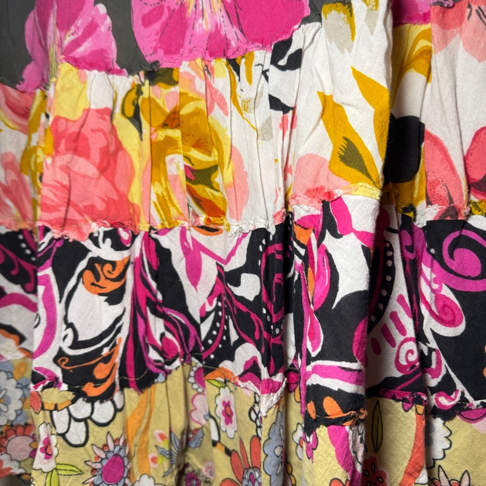 Patchwork Fairy Whimsy Boho Cottagecore Skirt Siz… - image 4